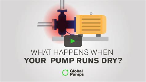 dry centrifugal pump|does a pump run dry.